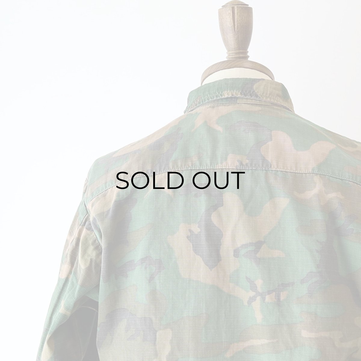 画像14: 70's US ARMY RIP-STOP COTTON POPLIN ERDL BROWN LEAF CAMOUFLAGE JUNGLE FATIGUE JACKET "5th MODEL"【SIZE : SMALL-REGULAR】 (14)