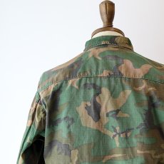 画像14: 70's US ARMY RIP-STOP COTTON POPLIN ERDL BROWN LEAF CAMOUFLAGE JUNGLE FATIGUE JACKET "5th MODEL"【SIZE : SMALL-REGULAR】 (14)