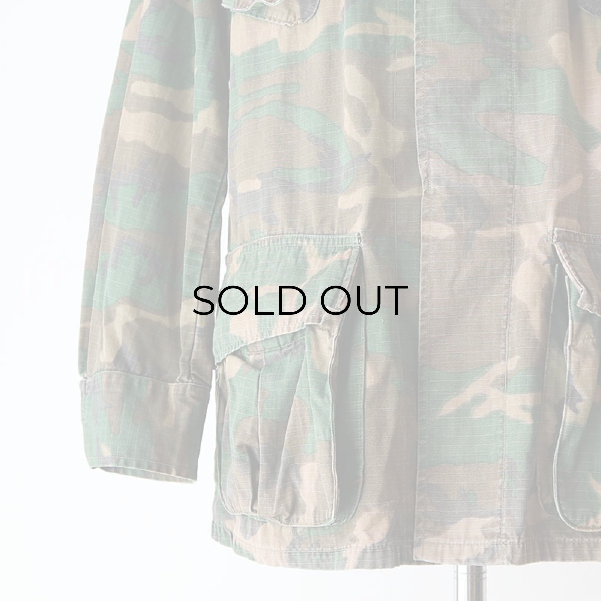 画像13: 70's US ARMY RIP-STOP COTTON POPLIN ERDL BROWN LEAF CAMOUFLAGE JUNGLE FATIGUE JACKET "5th MODEL"【SIZE : SMALL-REGULAR】 (13)