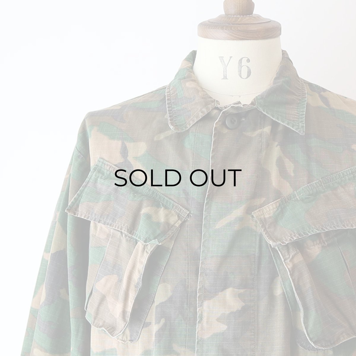 画像12: 70's US ARMY RIP-STOP COTTON POPLIN ERDL BROWN LEAF CAMOUFLAGE JUNGLE FATIGUE JACKET "5th MODEL"【SIZE : SMALL-REGULAR】 (12)