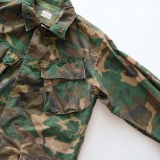 画像4: 70's US ARMY RIP-STOP COTTON POPLIN ERDL BROWN LEAF CAMOUFLAGE JUNGLE FATIGUE JACKET "5th MODEL"【SIZE : SMALL-REGULAR】 (4)