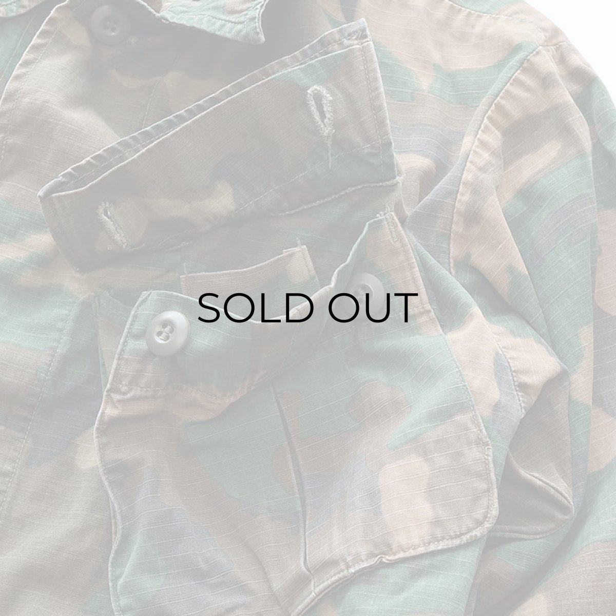 画像8: 70's US ARMY RIP-STOP COTTON POPLIN ERDL BROWN LEAF CAMOUFLAGE JUNGLE FATIGUE JACKET "5th MODEL"【SIZE : SMALL-REGULAR】 (8)