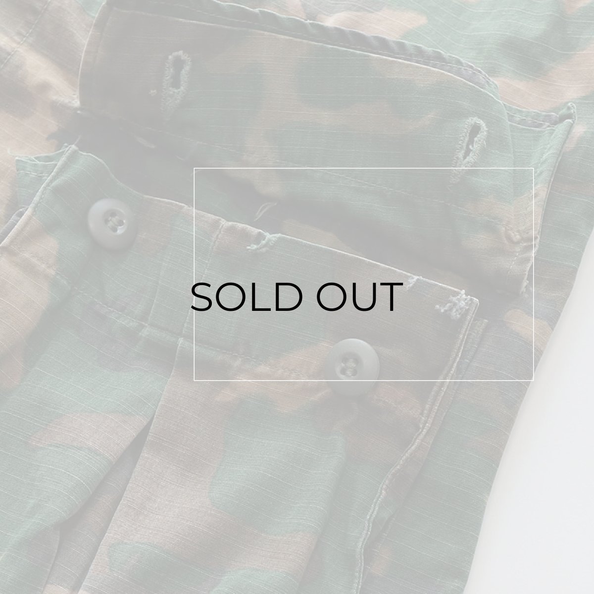 画像10: 70's US ARMY RIP-STOP COTTON POPLIN ERDL BROWN LEAF CAMOUFLAGE JUNGLE FATIGUE JACKET "5th MODEL"【SIZE : SMALL-REGULAR】 (10)