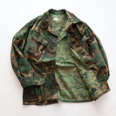 画像2: 70's US ARMY RIP-STOP COTTON POPLIN ERDL BROWN LEAF CAMOUFLAGE JUNGLE FATIGUE JACKET "5th MODEL"【SIZE : SMALL-REGULAR】 (2)