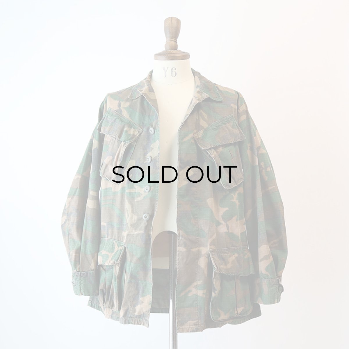 画像16: 70's US ARMY RIP-STOP COTTON POPLIN ERDL BROWN LEAF CAMOUFLAGE JUNGLE FATIGUE JACKET "5th MODEL"【SIZE : SMALL-REGULAR】 (16)