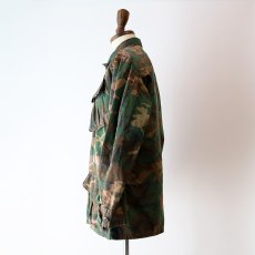 画像17: 70's US ARMY RIP-STOP COTTON POPLIN ERDL BROWN LEAF CAMOUFLAGE JUNGLE FATIGUE JACKET "5th MODEL"【SIZE : SMALL-REGULAR】 (17)