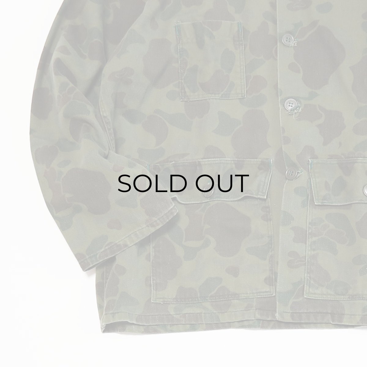 画像5: 60's KAMO COTTON DUCK HUNTER CAMOUFLAGE HUNTING JACKET (5)