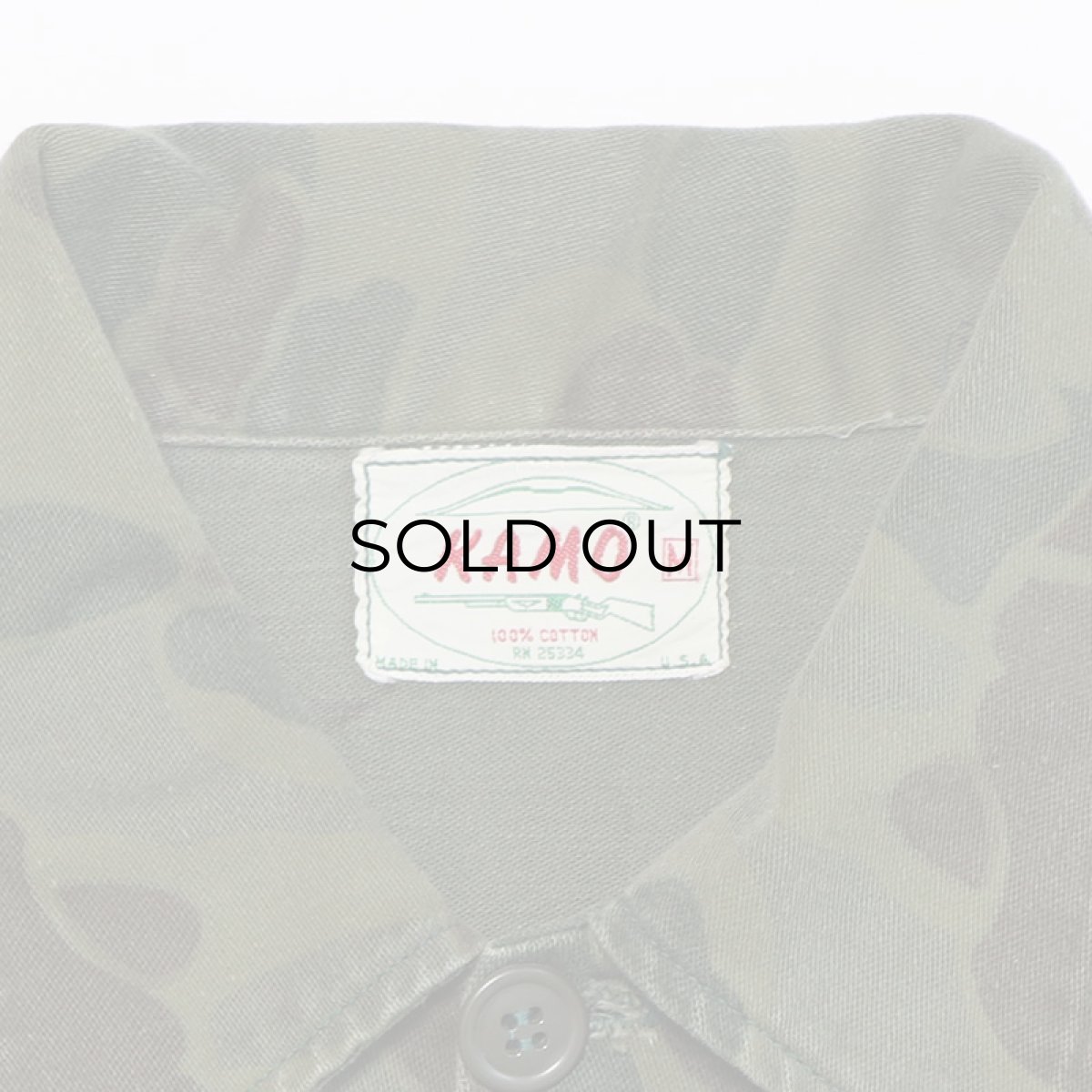 画像7: 60's KAMO COTTON DUCK HUNTER CAMOUFLAGE HUNTING JACKET (7)