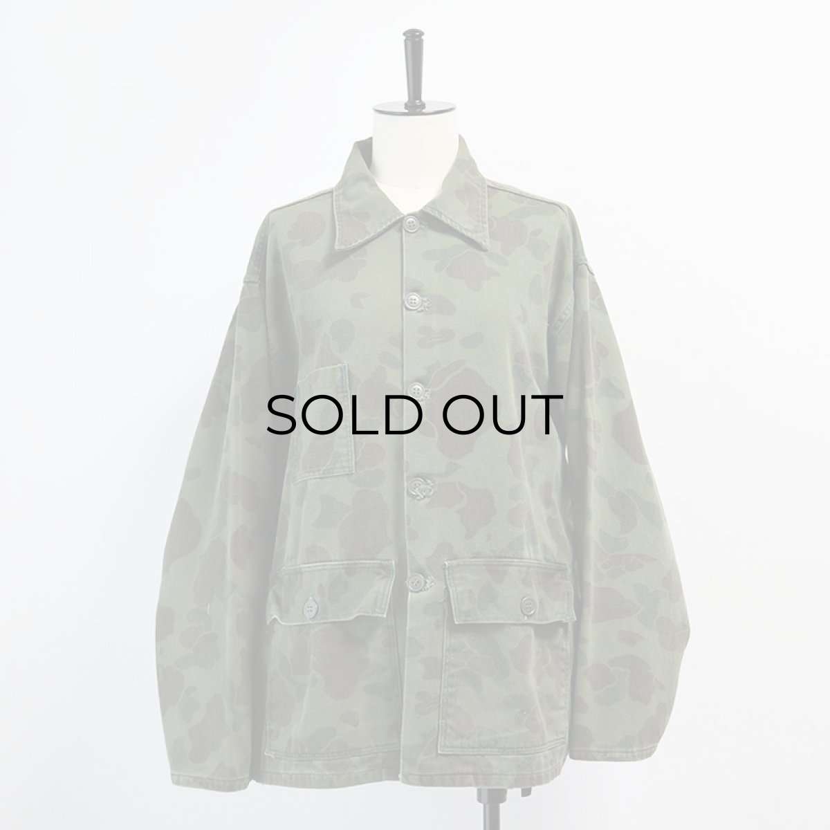画像13: 60's KAMO COTTON DUCK HUNTER CAMOUFLAGE HUNTING JACKET (13)