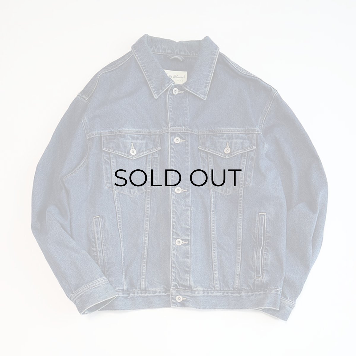 画像1: 90's Eddie Bauer COTTON DENIM 4P TRUCKER JACKET (1)