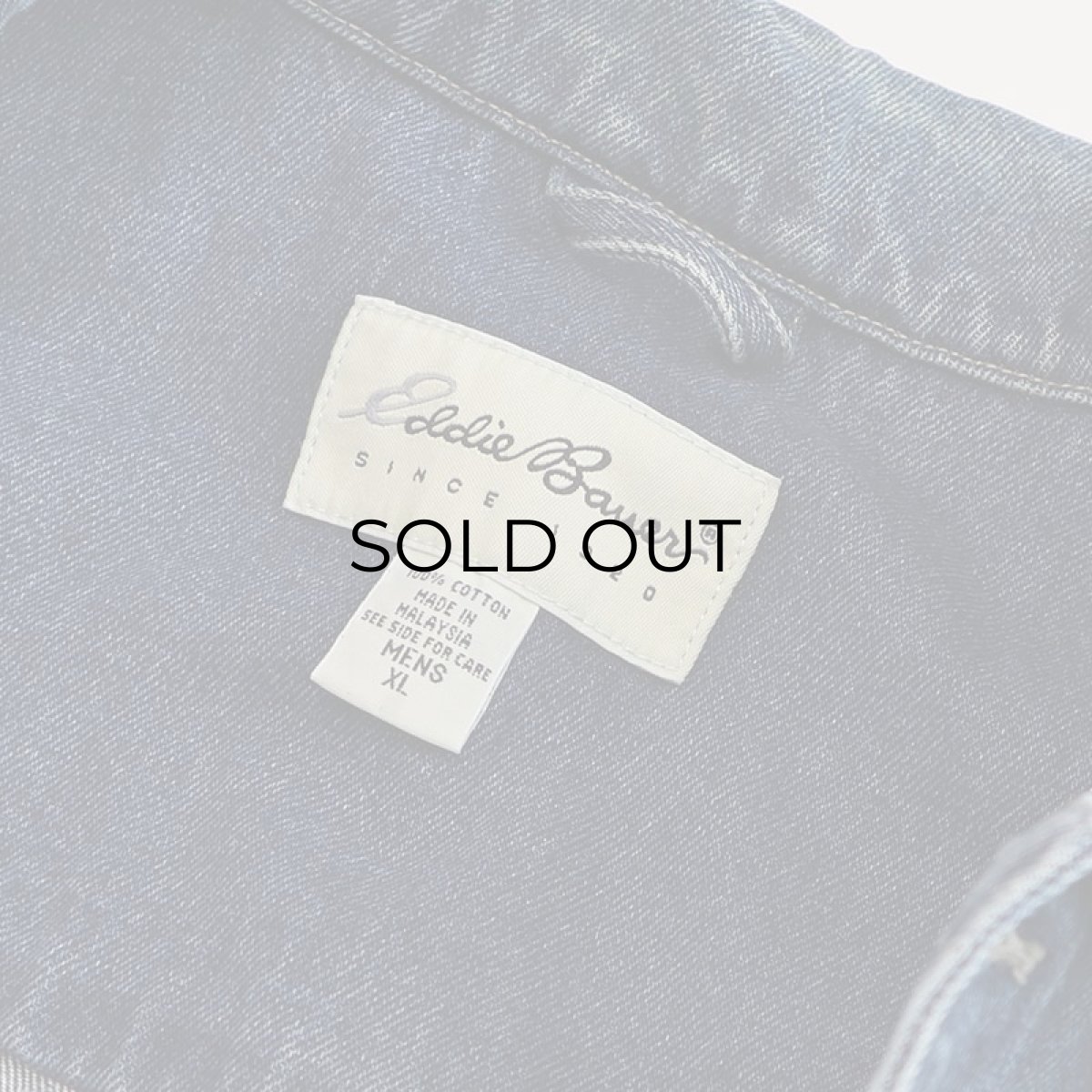 画像6: 90's Eddie Bauer COTTON DENIM 4P TRUCKER JACKET (6)