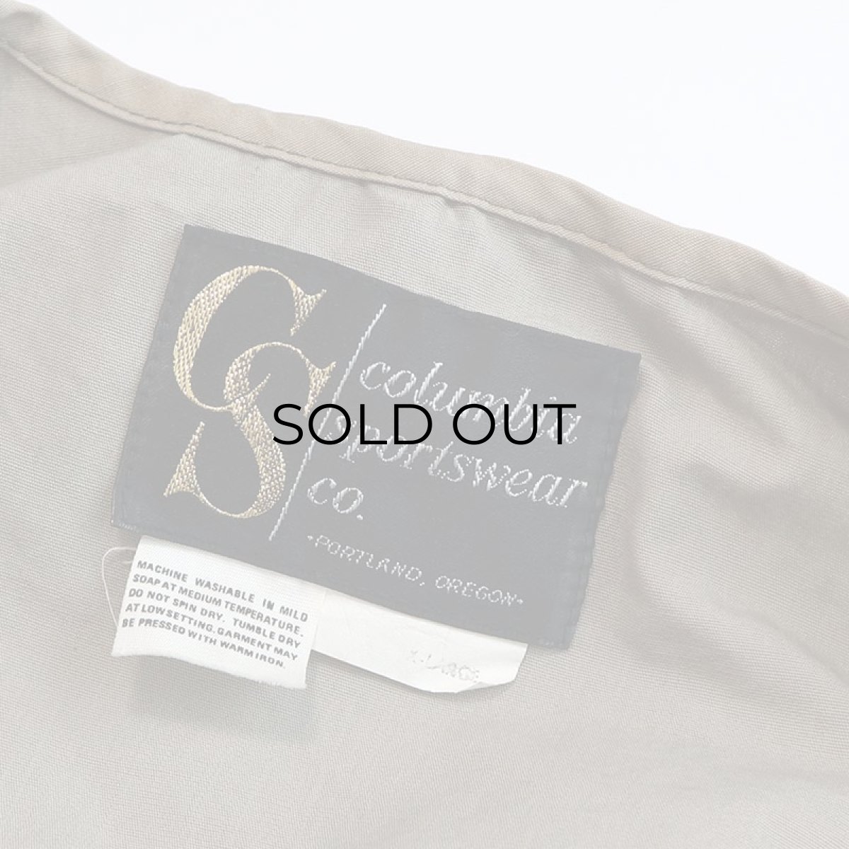 画像4: 〜80's Columbia COTTON NYLON FISHING VEST (4)