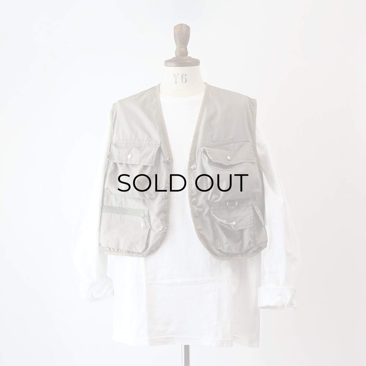 画像7: 〜80's Columbia COTTON NYLON FISHING VEST (7)