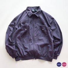 画像1: 90's John Blair COTTON POLYESTER ZIP BLOUSON (1)