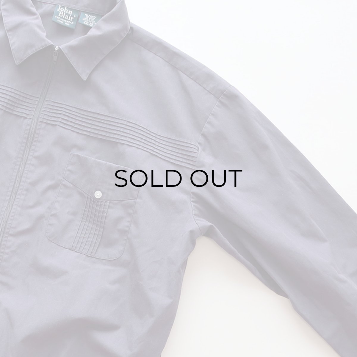 画像3: 90's John Blair COTTON POLYESTER ZIP BLOUSON (3)