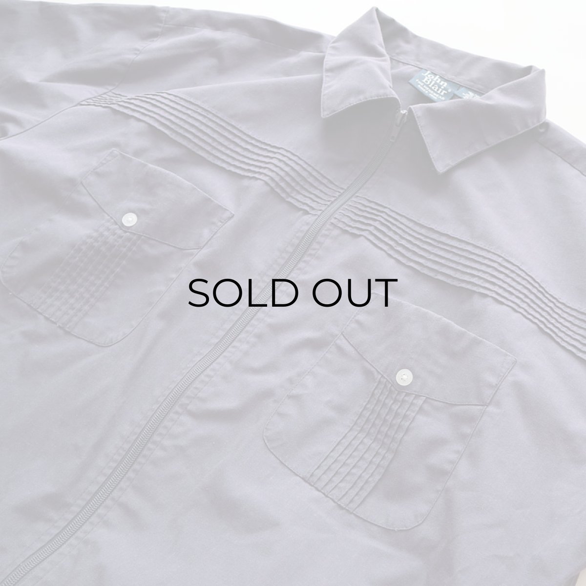 画像4: 90's John Blair COTTON POLYESTER ZIP BLOUSON (4)