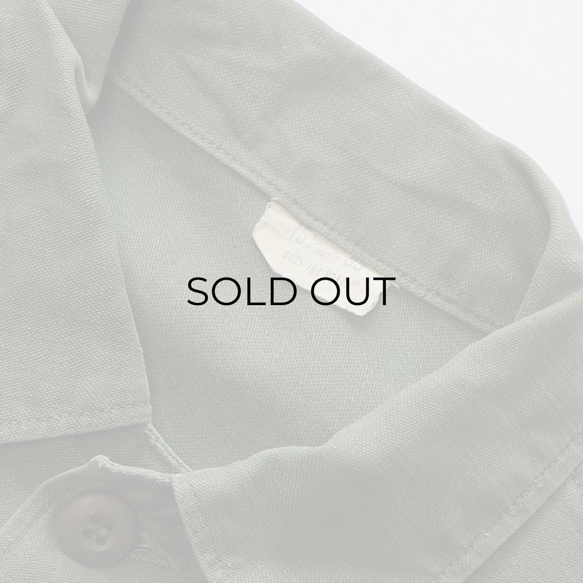 画像10: 60's US ARMY COTTON SATEEN UTILITY SHIRT JACKET with WAPPEN (10)