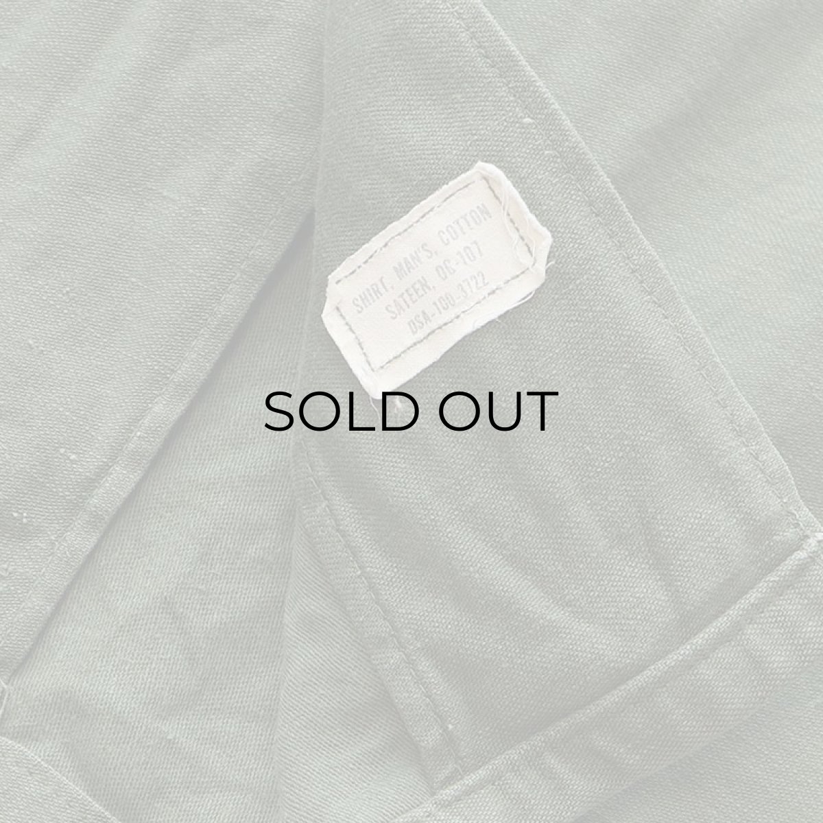 画像11: 60's US ARMY COTTON SATEEN UTILITY SHIRT JACKET with WAPPEN (11)