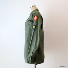 画像15: 60's US ARMY COTTON SATEEN UTILITY SHIRT JACKET with WAPPEN (15)