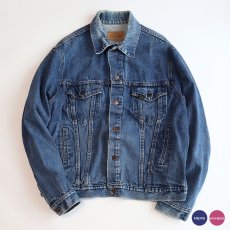 画像1: 〜80's ROEBUCKS COTTON DENIM 4P TRUCKER JACKET (1)