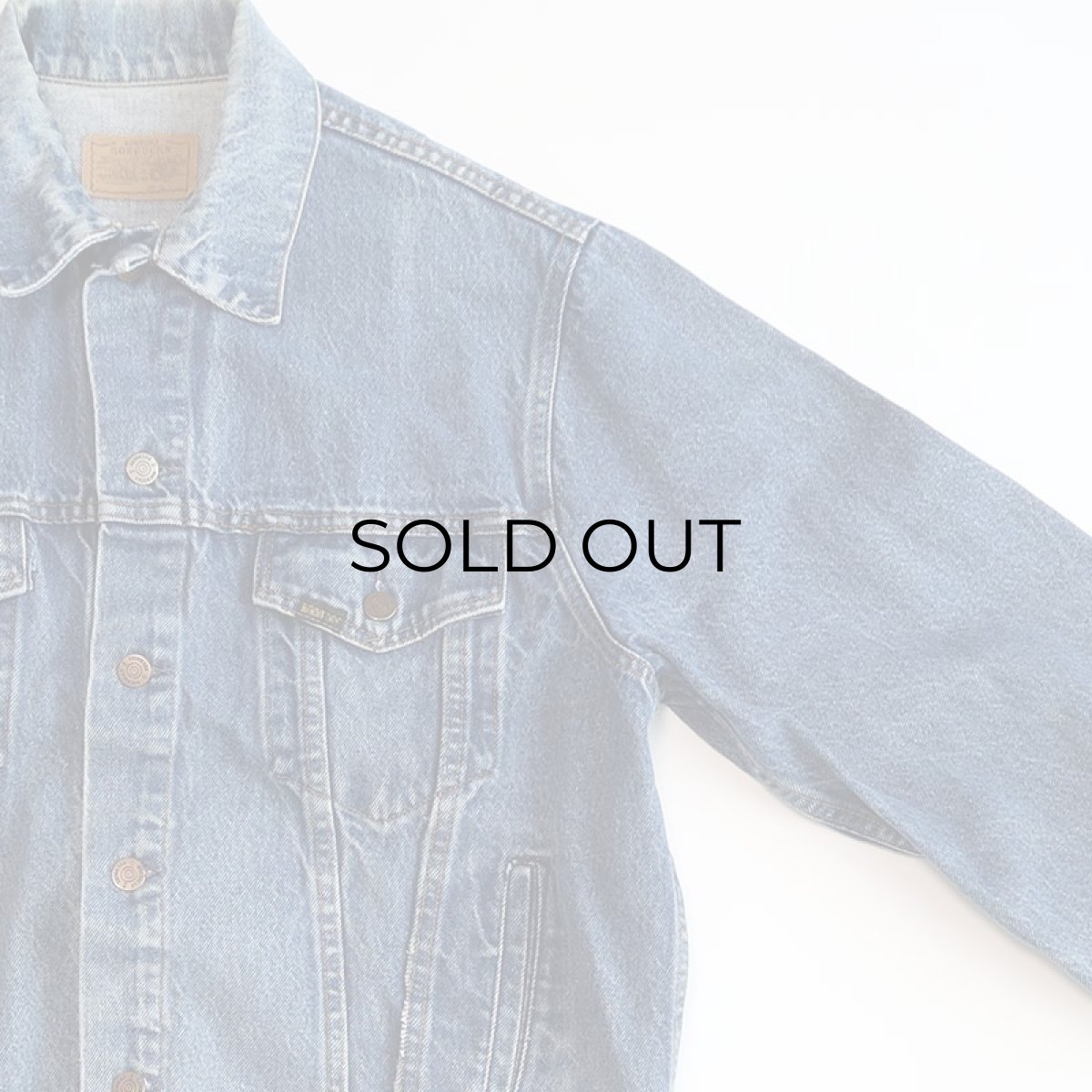 画像3: 〜80's ROEBUCKS COTTON DENIM 4P TRUCKER JACKET (3)