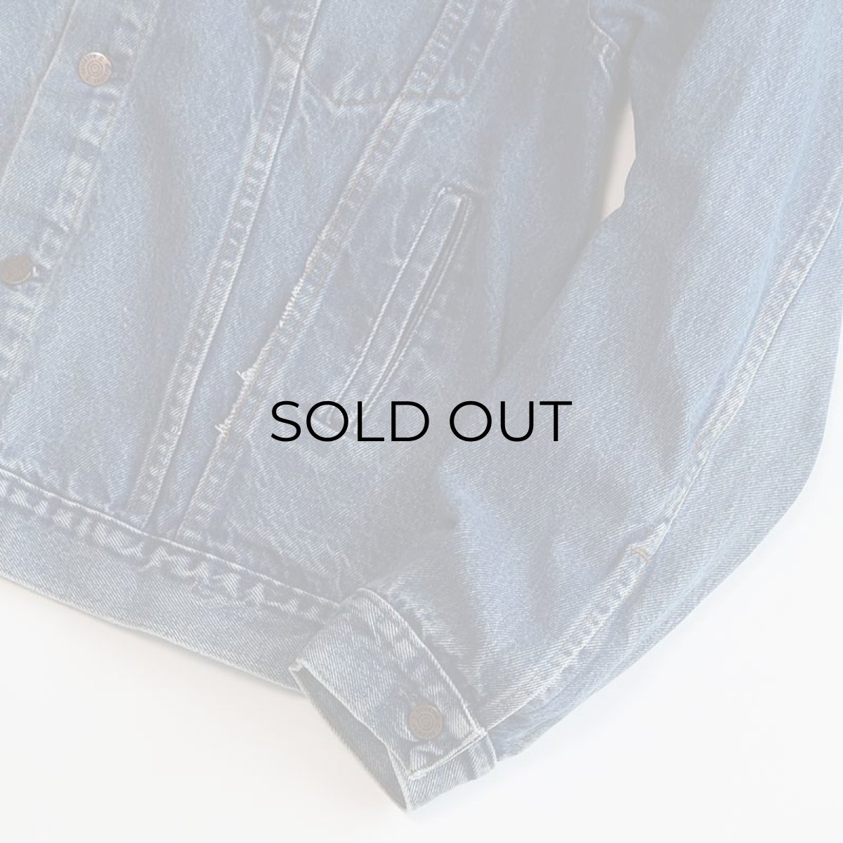 画像4: 〜80's ROEBUCKS COTTON DENIM 4P TRUCKER JACKET (4)