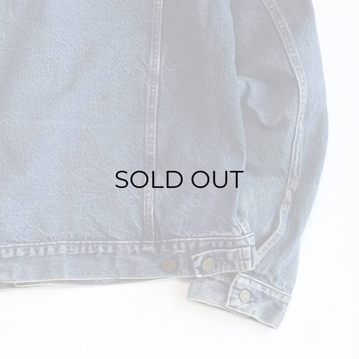 画像6: 〜80's ROEBUCKS COTTON DENIM 4P TRUCKER JACKET (6)