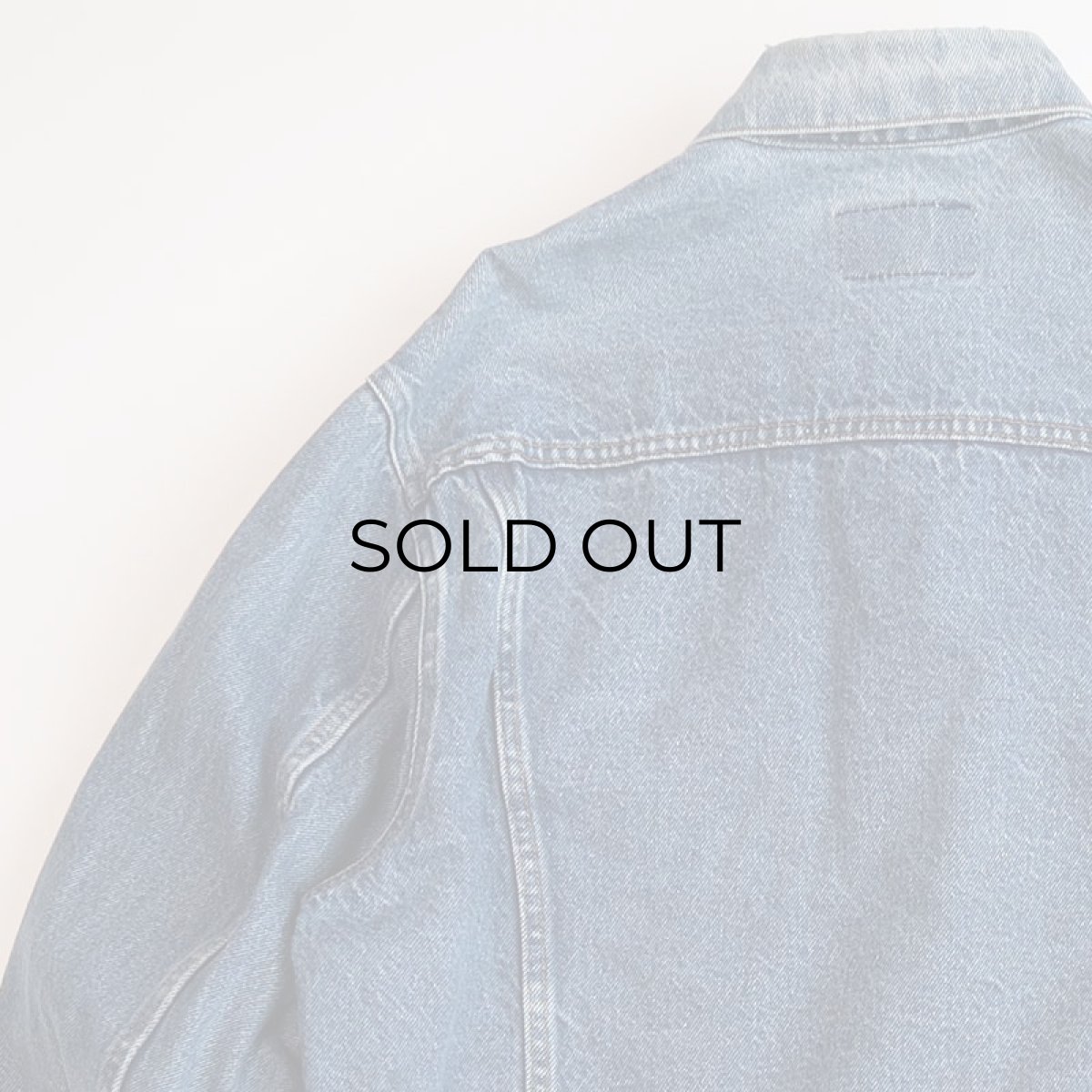 画像5: 〜80's ROEBUCKS COTTON DENIM 4P TRUCKER JACKET (5)