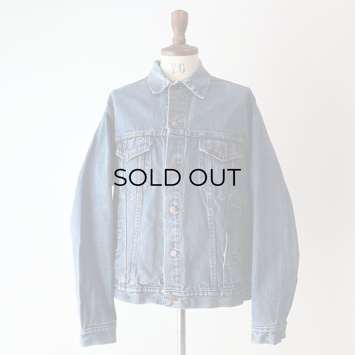 画像12: 〜80's ROEBUCKS COTTON DENIM 4P TRUCKER JACKET (12)
