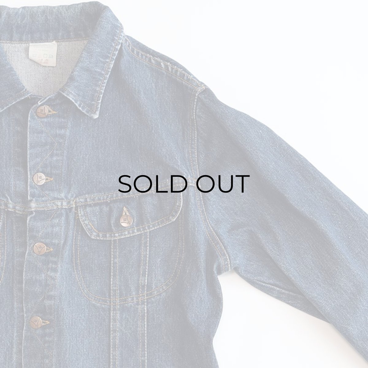 画像3: 〜80's UNKNOWN BRAND COTTON DENIM 101J style TRUCKER JACKET "MADE IN CANADA" (3)