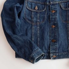 画像4: 〜80's UNKNOWN BRAND COTTON DENIM 101J style TRUCKER JACKET "MADE IN CANADA" (4)