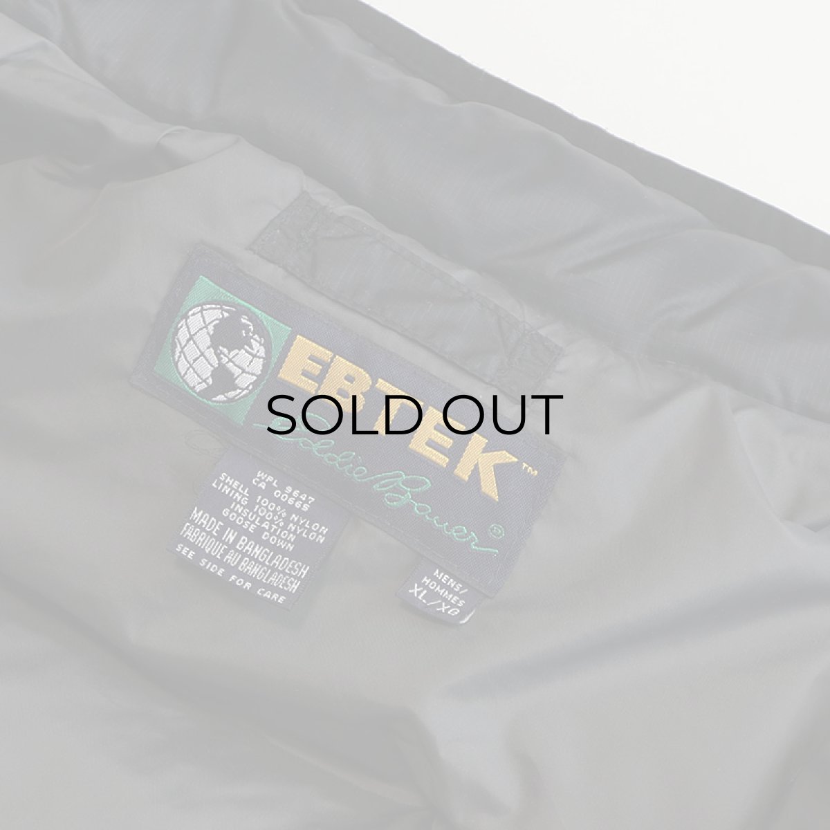 画像8: 90's Eddie Bauer "EBTEK" RIP-STOP NYLON DOWN VEST (8)