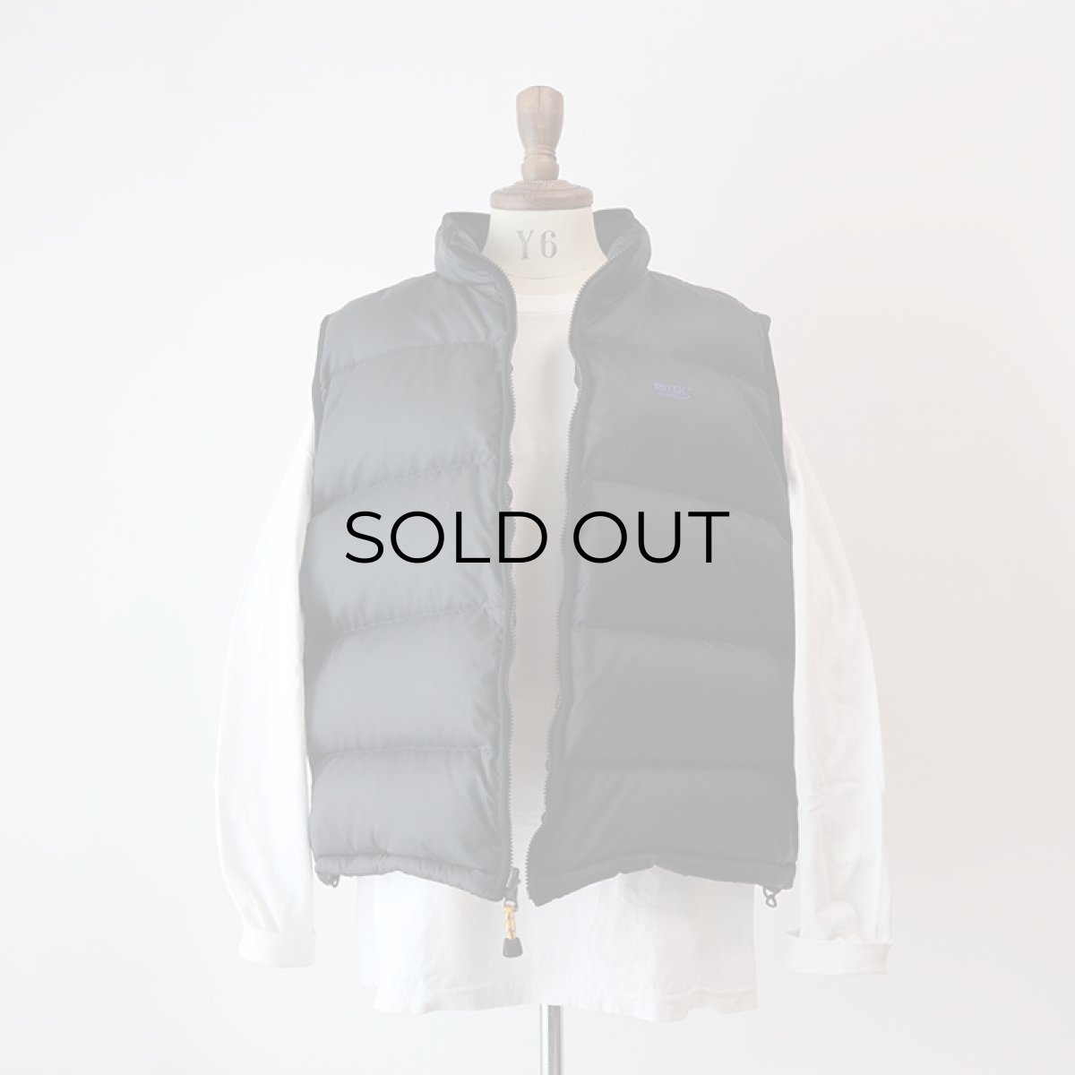 画像11: 90's Eddie Bauer "EBTEK" RIP-STOP NYLON DOWN VEST (11)