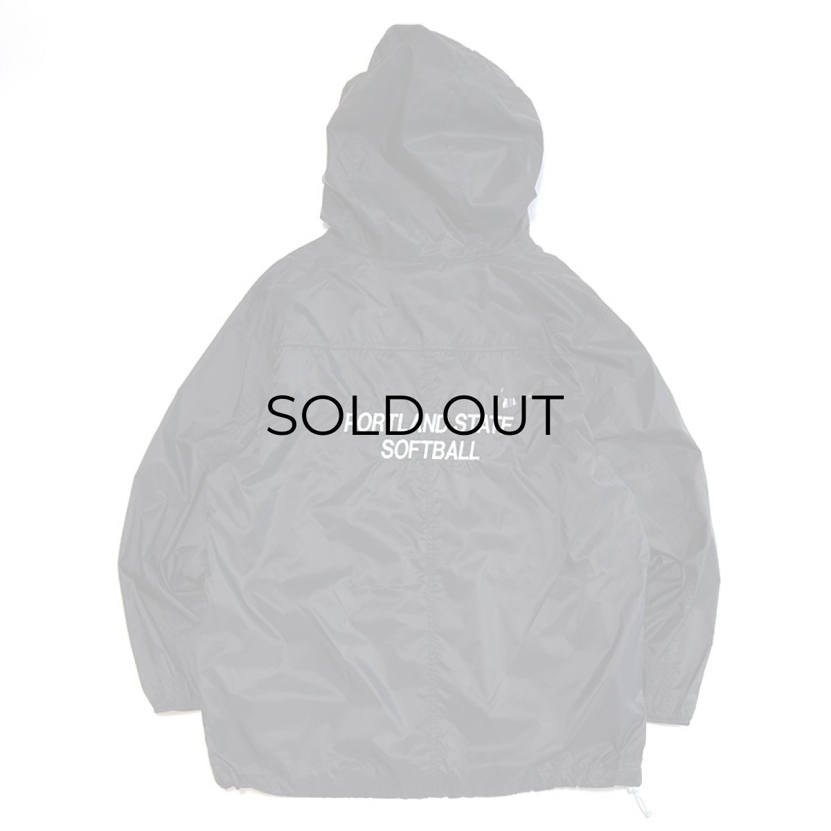 画像3: NIKE NYLON BACK EMBROIDERED PULLOVER ANORAK PARKA "PORTLAND STATE SOFTBALL" (3)