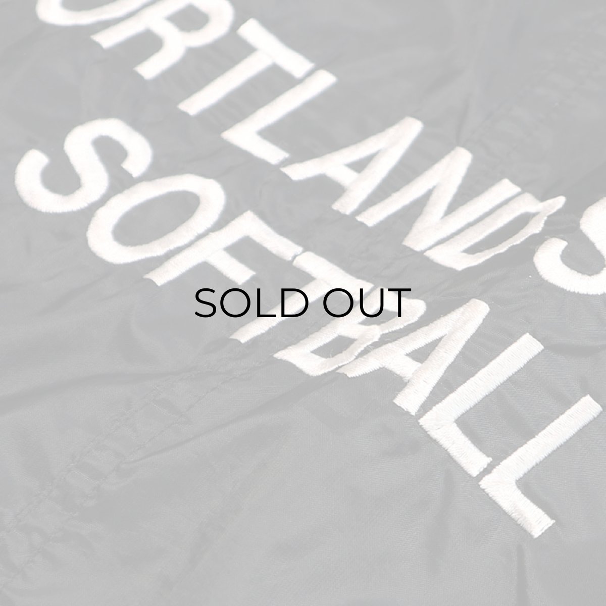 画像7: NIKE NYLON BACK EMBROIDERED PULLOVER ANORAK PARKA "PORTLAND STATE SOFTBALL" (7)