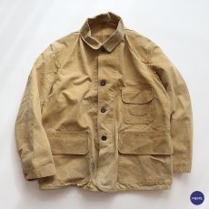 画像1: 〜40's UNKNOWN BRAND COTTON DUCK HUNTING JACKET (1)