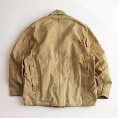 画像4: 〜40's UNKNOWN BRAND COTTON DUCK HUNTING JACKET (4)