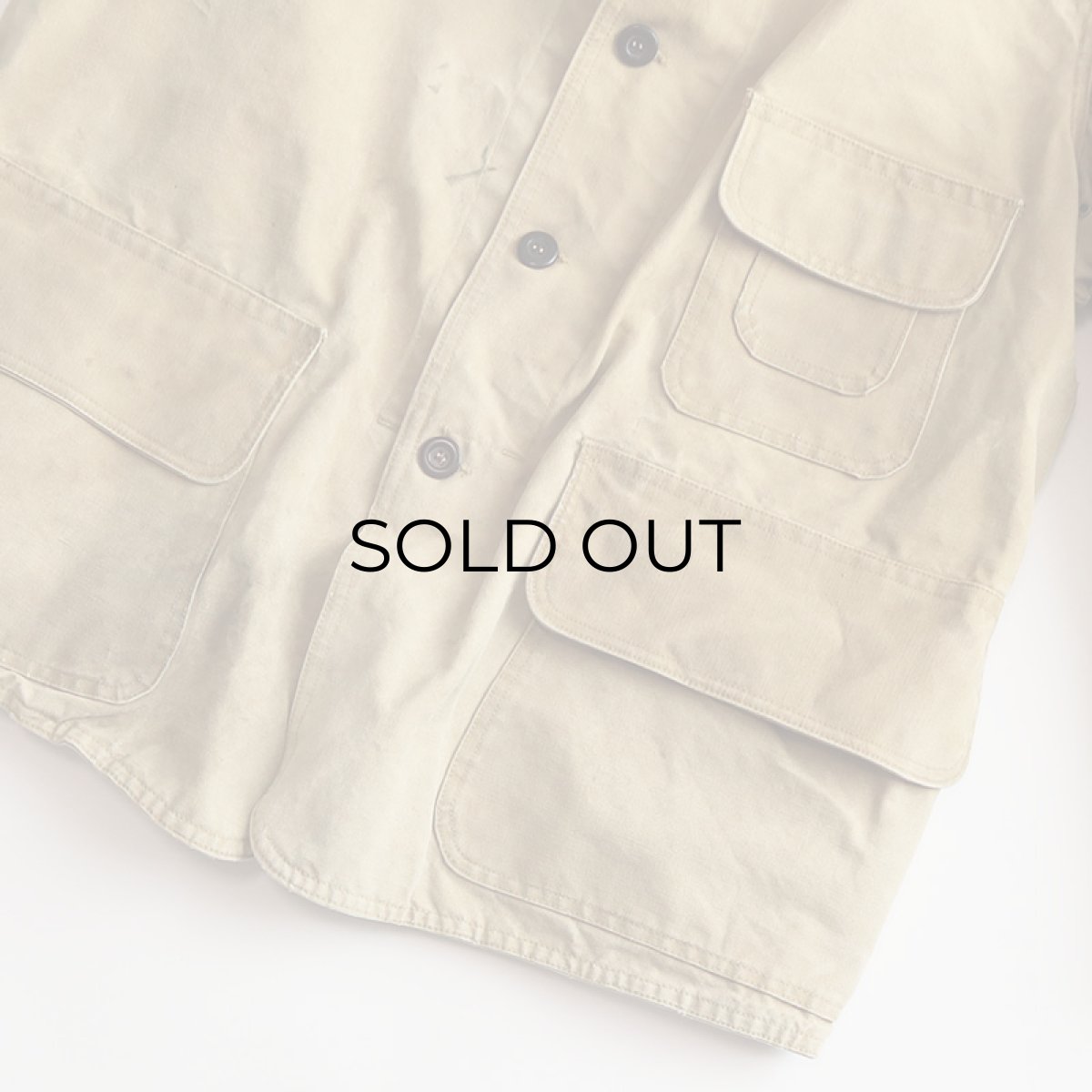 画像10: 〜40's UNKNOWN BRAND COTTON DUCK HUNTING JACKET (10)