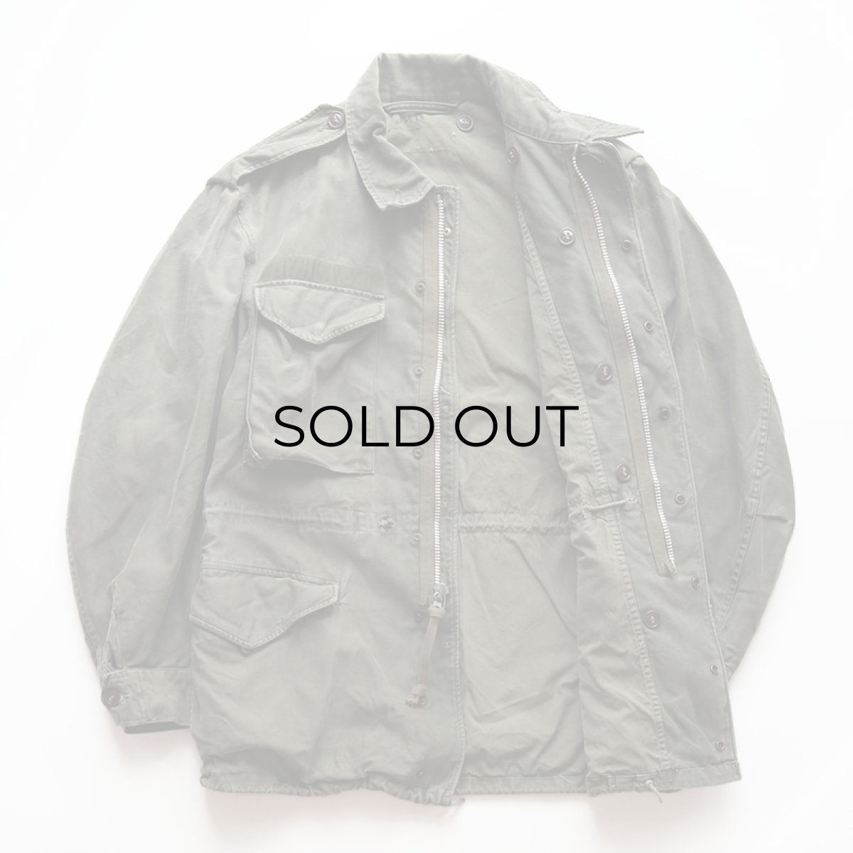 画像3: 50's US ARMY M-51 COTTON SATEEN FIELD JACKET 【MEDIUM-SHORT ?】 (3)