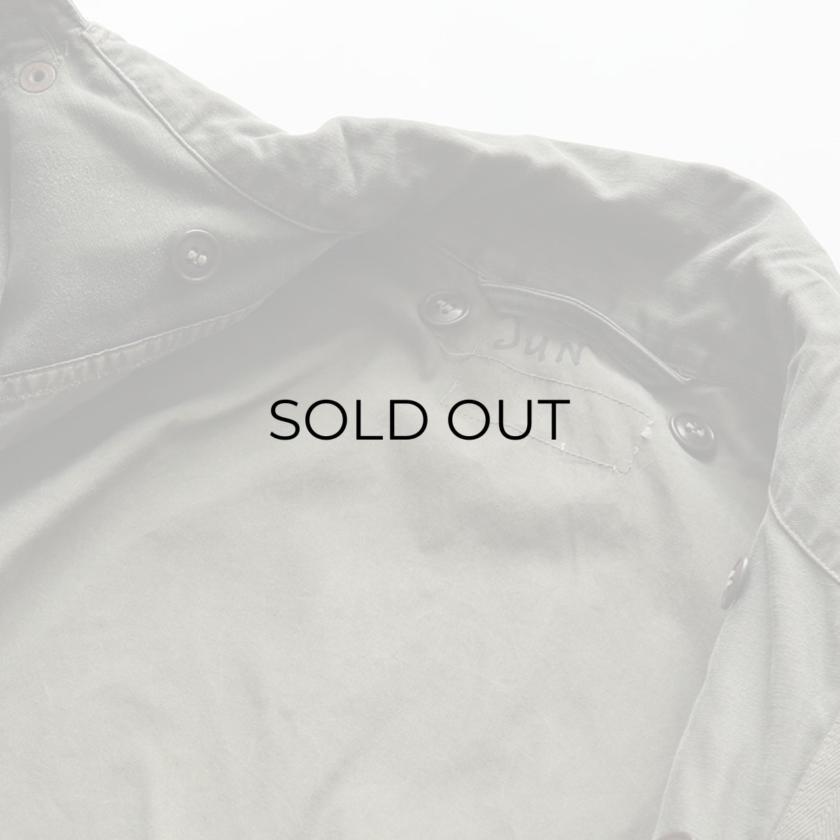 画像13: 50's US ARMY M-51 COTTON SATEEN FIELD JACKET 【MEDIUM-SHORT ?】 (13)