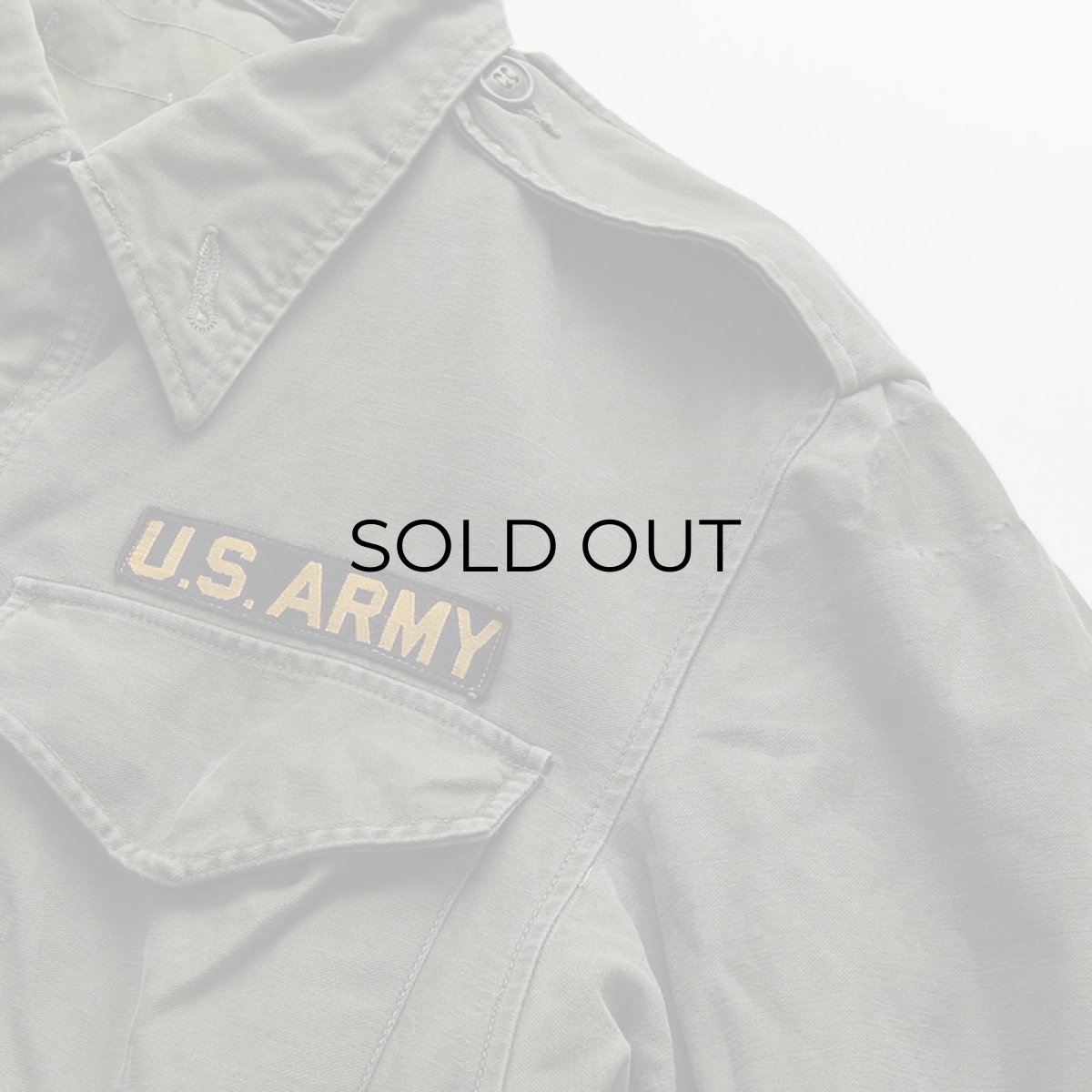 画像8: 50's US ARMY M-51 COTTON SATEEN FIELD JACKET 【MEDIUM-SHORT ?】 (8)