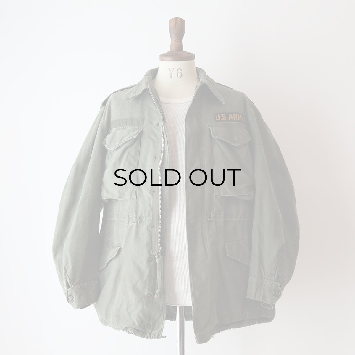 画像17: 50's US ARMY M-51 COTTON SATEEN FIELD JACKET 【MEDIUM-SHORT ?】 (17)