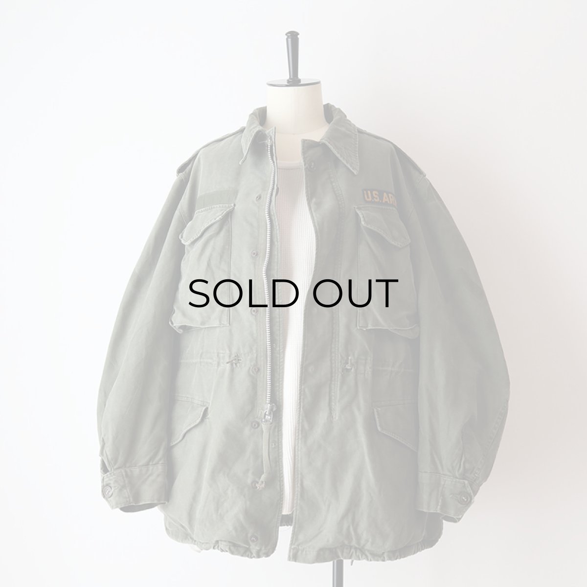 画像20: 50's US ARMY M-51 COTTON SATEEN FIELD JACKET 【MEDIUM-SHORT ?】 (20)