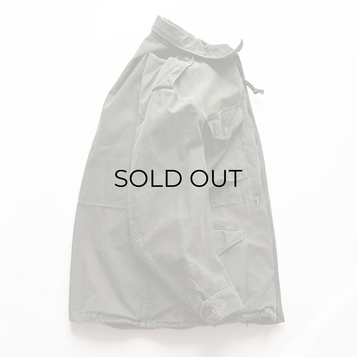 画像2: 50's US ARMY M-51 COTTON SATEEN FIELD JACKET 【MEDIUM-SHORT ?】 (2)