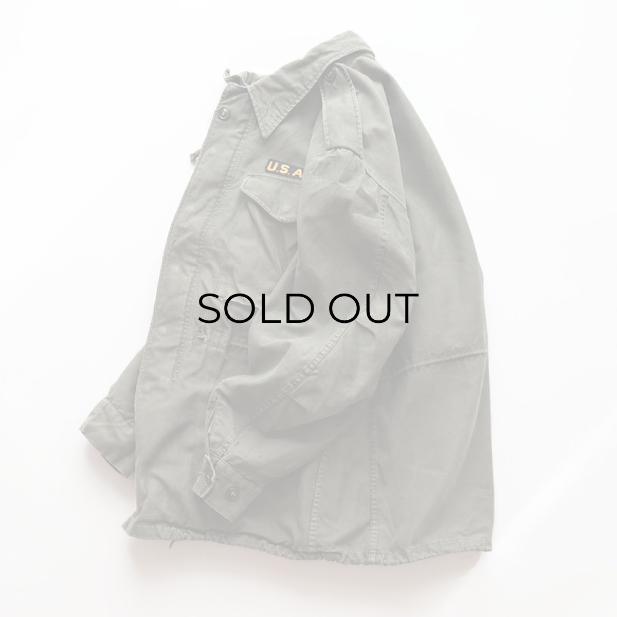 画像4: 50's US ARMY M-51 COTTON SATEEN FIELD JACKET 【MEDIUM-SHORT ?】 (4)