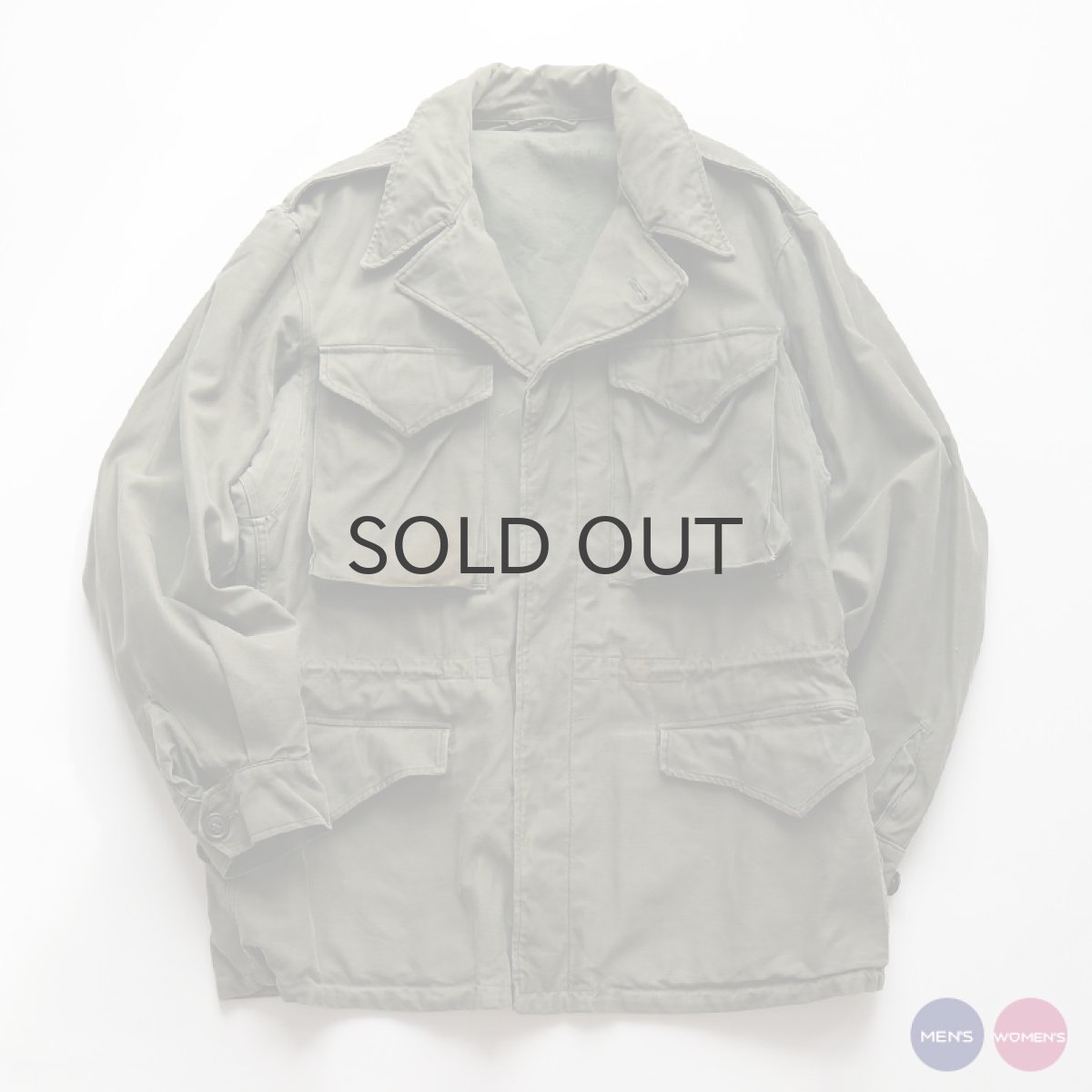 画像1: 40's US ARMY M-43 COTTON SATEEN FIELD JACKET 【36 R】 (1)