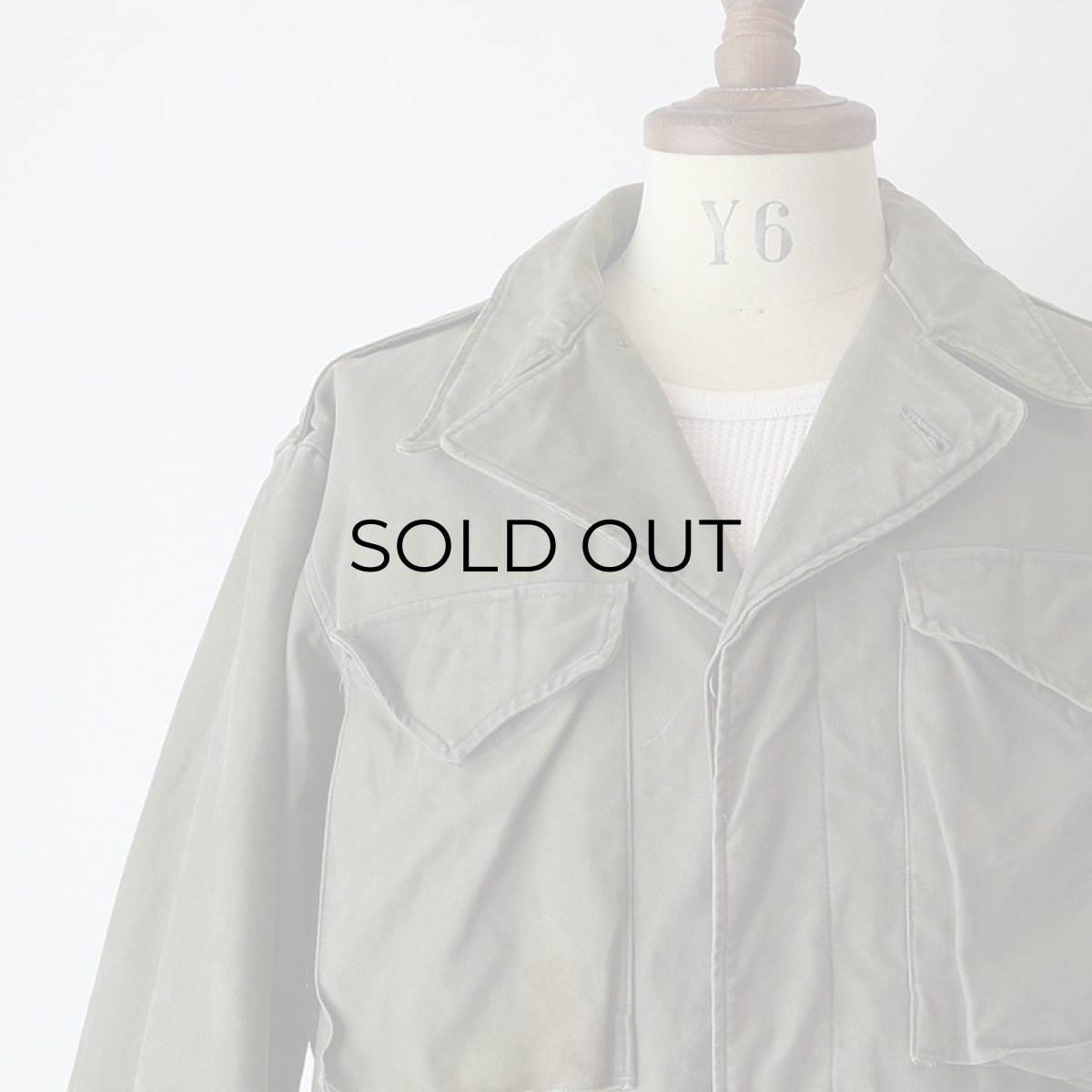 画像16: 40's US ARMY M-43 COTTON SATEEN FIELD JACKET 【36 R】 (16)