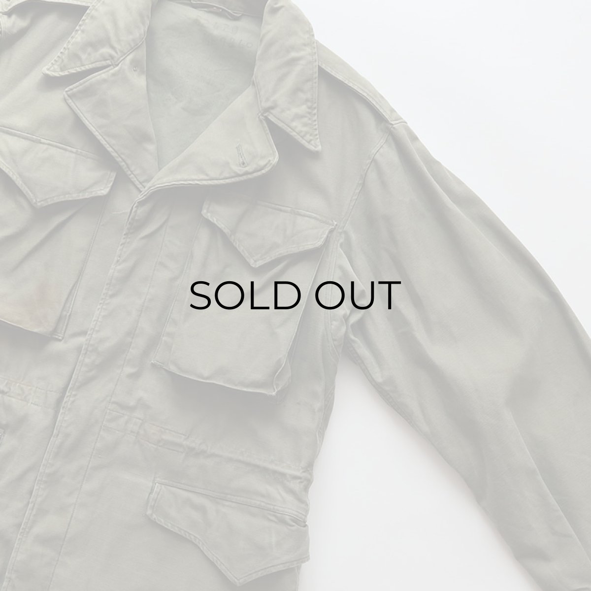 画像5: 40's US ARMY M-43 COTTON SATEEN FIELD JACKET 【36 R】 (5)