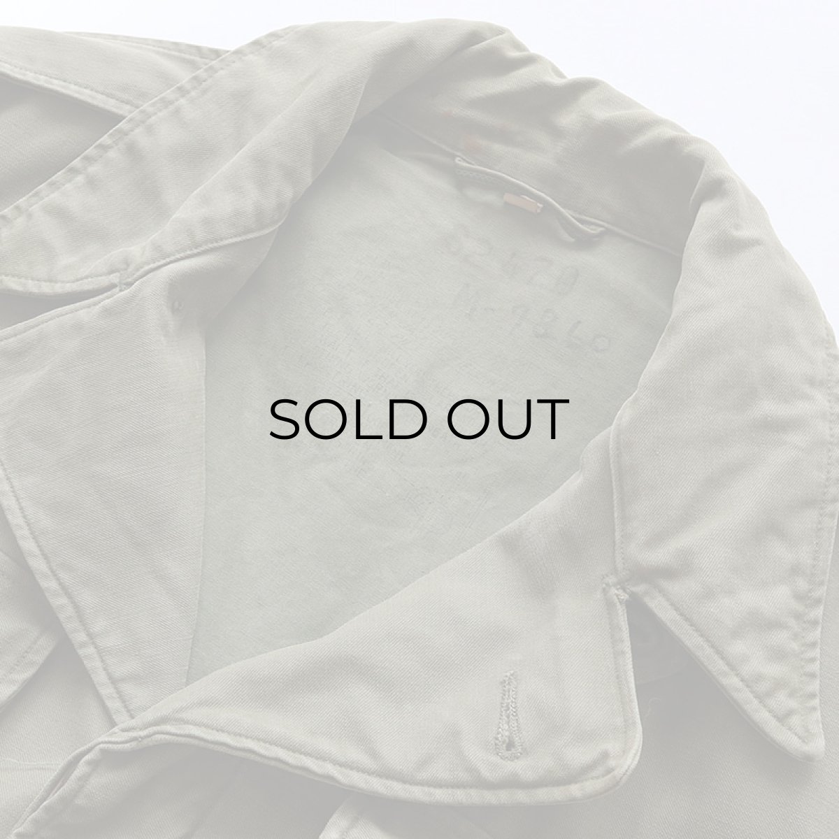 画像9: 40's US ARMY M-43 COTTON SATEEN FIELD JACKET 【36 R】 (9)