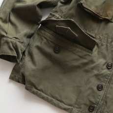 画像13: 40's US ARMY M-43 COTTON SATEEN FIELD JACKET 【36 R】 (13)